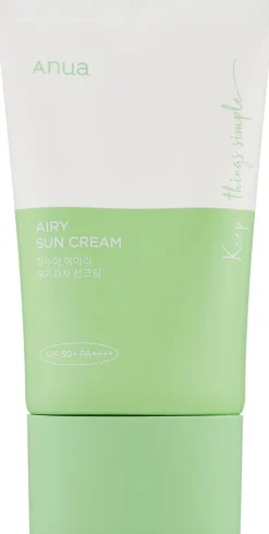 Leichte mineralische Sonnencreme