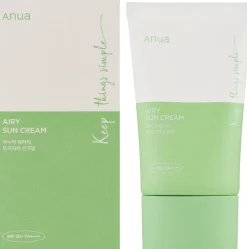 Leichte mineralische Sonnencreme