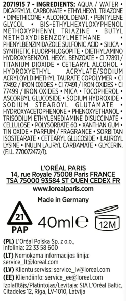 Leichte Feuchtigkeitsfluid für das Gesicht