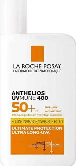 Leichter parfümfreier Sonnenschutzfluid SPF50+