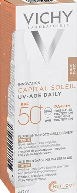 Leichter Sonnenschutz gegen die Zeichen der Lichtalterung mit SPF 50+