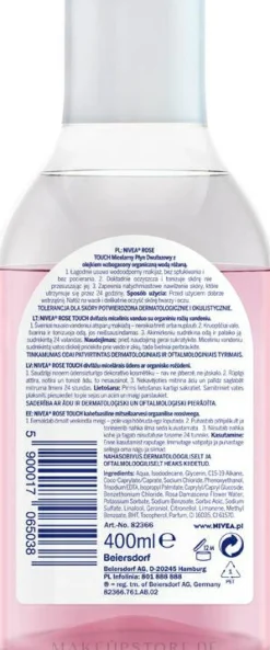 Ölhaltiges Mizellen Rosenwasser für Gesicht, Augen und Lippen