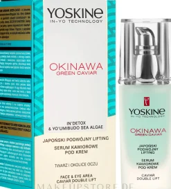 Lifting Serum für Gesicht und Augenbereich mit grünem Kaviar