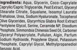 Lipid-feuchtigkeitsspendende Gesichtsemulsion