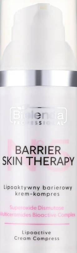 Lipoaktives Barrierecreme-Kompress für Gesicht und Körper mit Superoxiddismutase und Ectoin