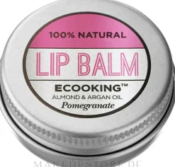 Lippenbalsam mit Granatapfel, Mandel und Arganöl