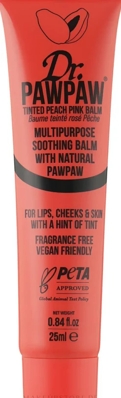Lippenbalsam mit Pfirsichgeschmack