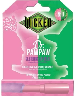 Lippenbalsam, transparentes Lila mit Glanz