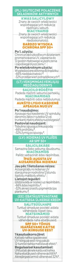 Mattierende ultraleichte Schutzfluid gegen Unreinheiten