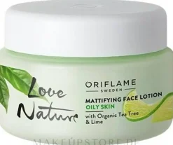 Mattierende Gesichtslotion mit Teebaum und Limette