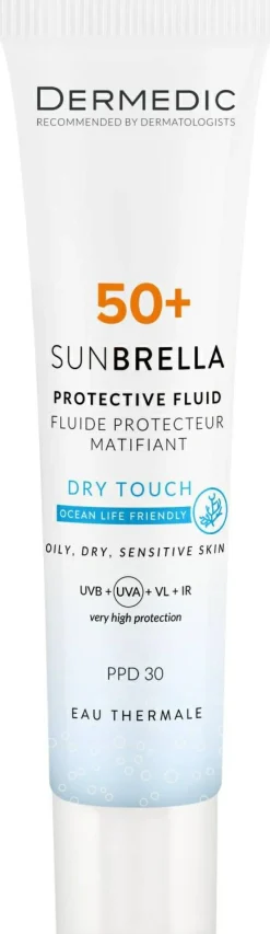 Mattierender Sonnenschutz-Fluid SPF 50+ PPD 30