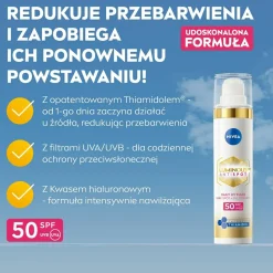Mattierendes Tagesfluid für das Gesicht gegen Pigmentflecken SPF 50