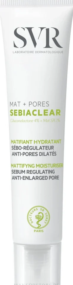 Mattierende, seboregulierende und porenverfeinernde Gesichtscreme mit Salicylsäure