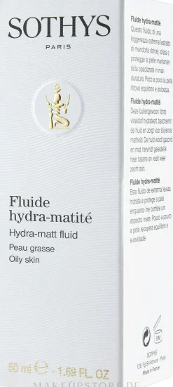 Mattierendes Feuchtigkeitsfluid