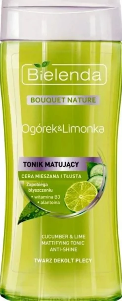 Mattierendes Gesichtstonikum mit Gurke und Limette