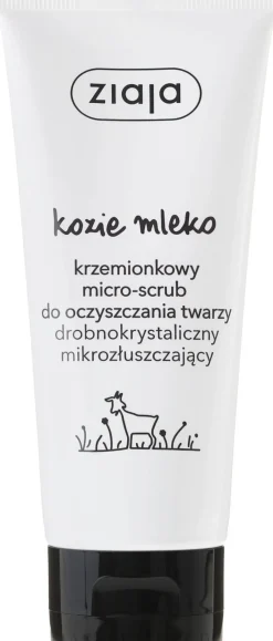 Mikro-Peeling für das Gesicht mit Ziegenmilch