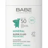Mineralischer Sonnenschutzfluid für Kinder mit Panthenol und Präbiotikum mit LSF 50