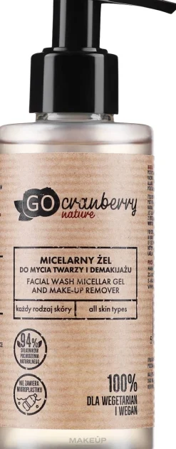 Mizellares Gesichtsreinigungsgel mit Preiselbeeren