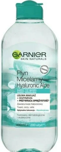 Mizellen-Reinigungswasser mit Hyaluronsäure und Aloe