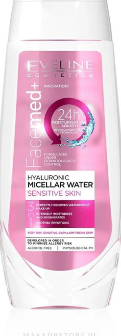 Mizellenwasser für Gesicht mit Hyaluronsäure