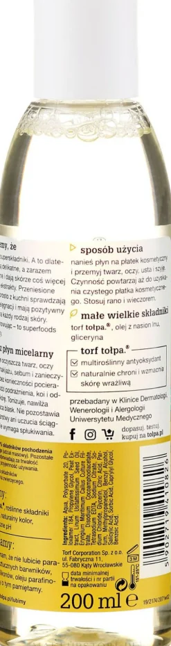 Mizellenwasser mit Leinöl