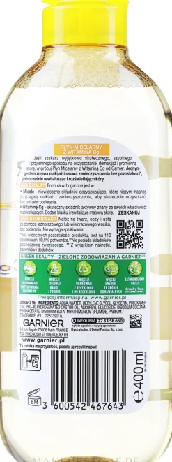 Mizellenwasser mit Vitaminen
