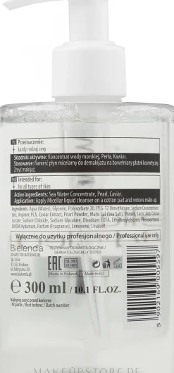 Mizellenwasser zum Abschminken