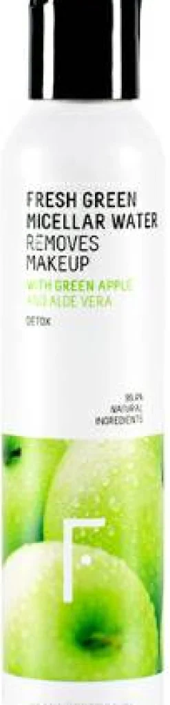 Mizellenwasser zum Abschminken mit grünem Apfel und Aloe Vera