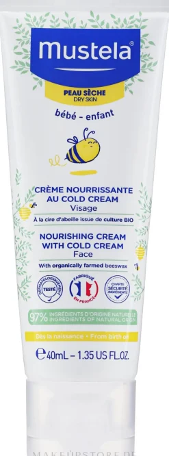 Nährende Gesichtscreme mit kalter Creme für Babys