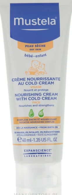 Nährende Gesichtscreme mit kalter Creme für Babys