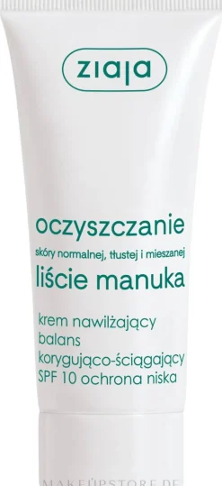 Normalisierende Tagescreme mit Manuka-Blättern SPF10
