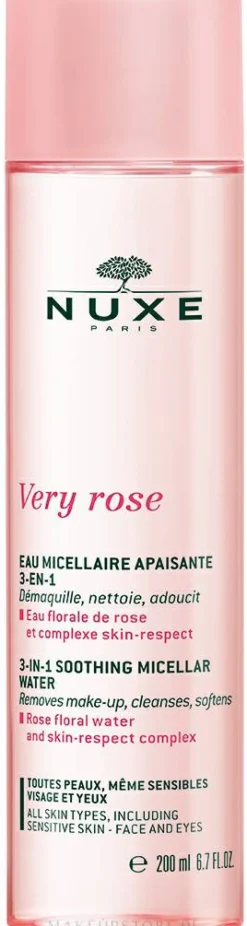 Nuxe Very Rose 3 in 1 Soothing Micellar Water