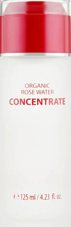 Organisches Rosenwasser für Gesicht mit Bio Rosenöl