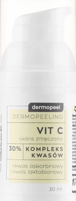 Peeling für das Gesicht mit Ascorbinsäure und Lactobionsäure 20%