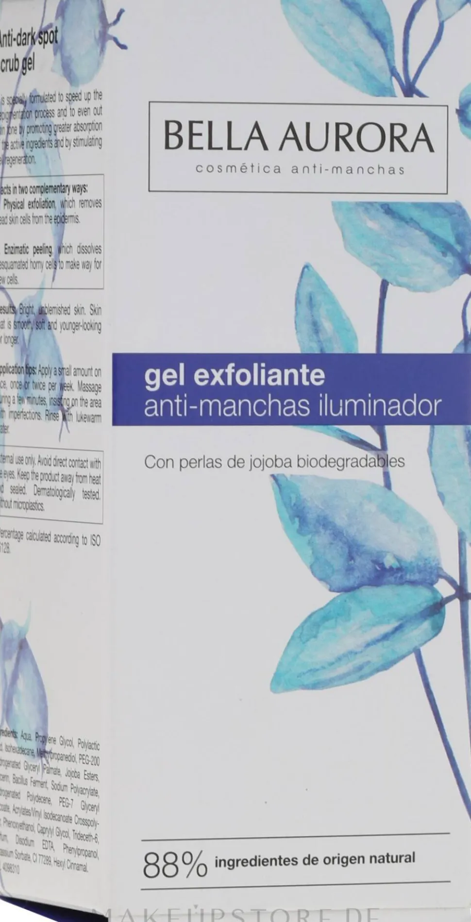 Peelinggel für das Gesicht gegen Pigmentflecken