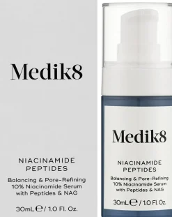Peptid-Serum mit 10% Niacinamid zur Reduzierung von Hautunreinheiten und zur sichtbaren Verkleinerung der Poren