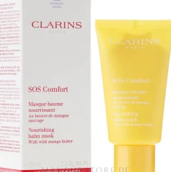 Pflegende Balsam-Maske für das Gesicht mit wilder Mangobutter