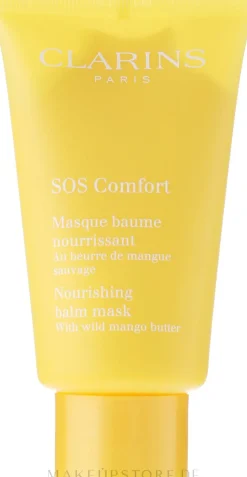 Pflegende Balsam-Maske für das Gesicht mit wilder Mangobutter
