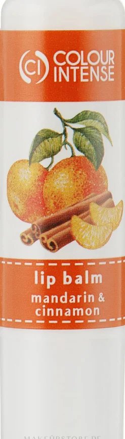 Pflegender und schützender Lippenbalsam mit Mandarine und Zimt