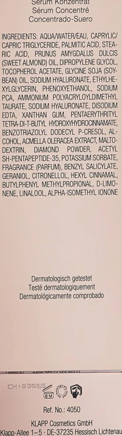 Pflegendes Anti-Aging Serum-Konzentrat für das Gesicht