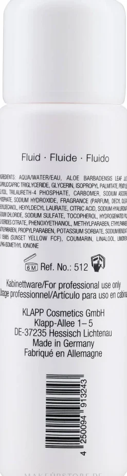 Pflegendes Gesichtsfluid mit Vitamin C und Hyaluronsäure