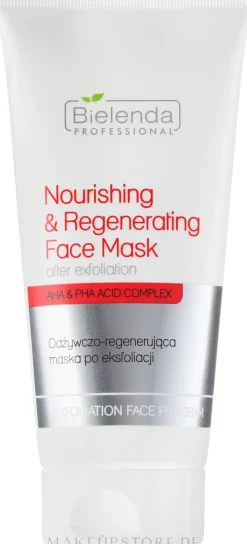 Pflegende und regenerierende Maske nach dem Peeling