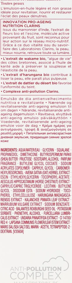 Pflegende und verjüngende Tagesemulsion