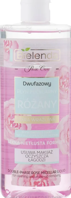 2-Phasen Rosen Mizellenwasser für empfindliche Haut
