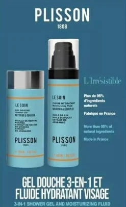 Plisson The Irresistible (Duschgel 125ml + Gesichtsfluid 50ml)