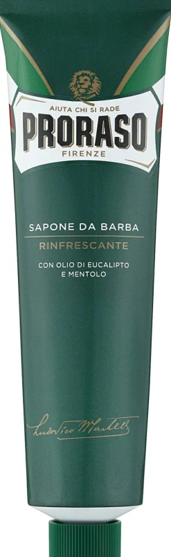 Rasiercreme mit Menthol und Eu­ka­lyp­tus