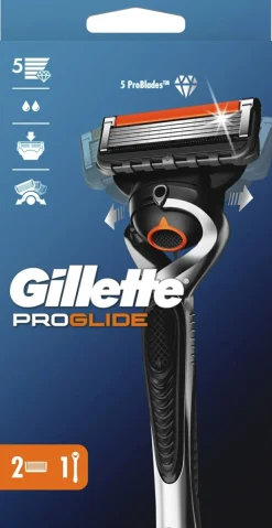 Rasierer Fusion Proglide mit 2 Rasierklingen