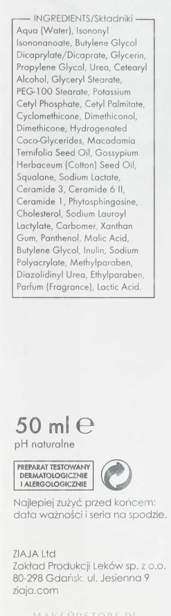 Regenerierende und hydratisierende Gesichtsemulsion