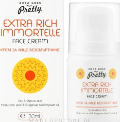 Reichhaltige Gesichtscreme mit Immortelle