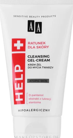 Reinigende Gesichtsgel-Creme mit D-Panthenol, Alantoine und Süßholz-Extrakt